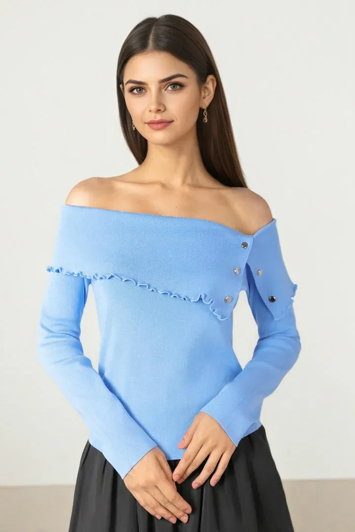Soft Off-Shoulder Top - L