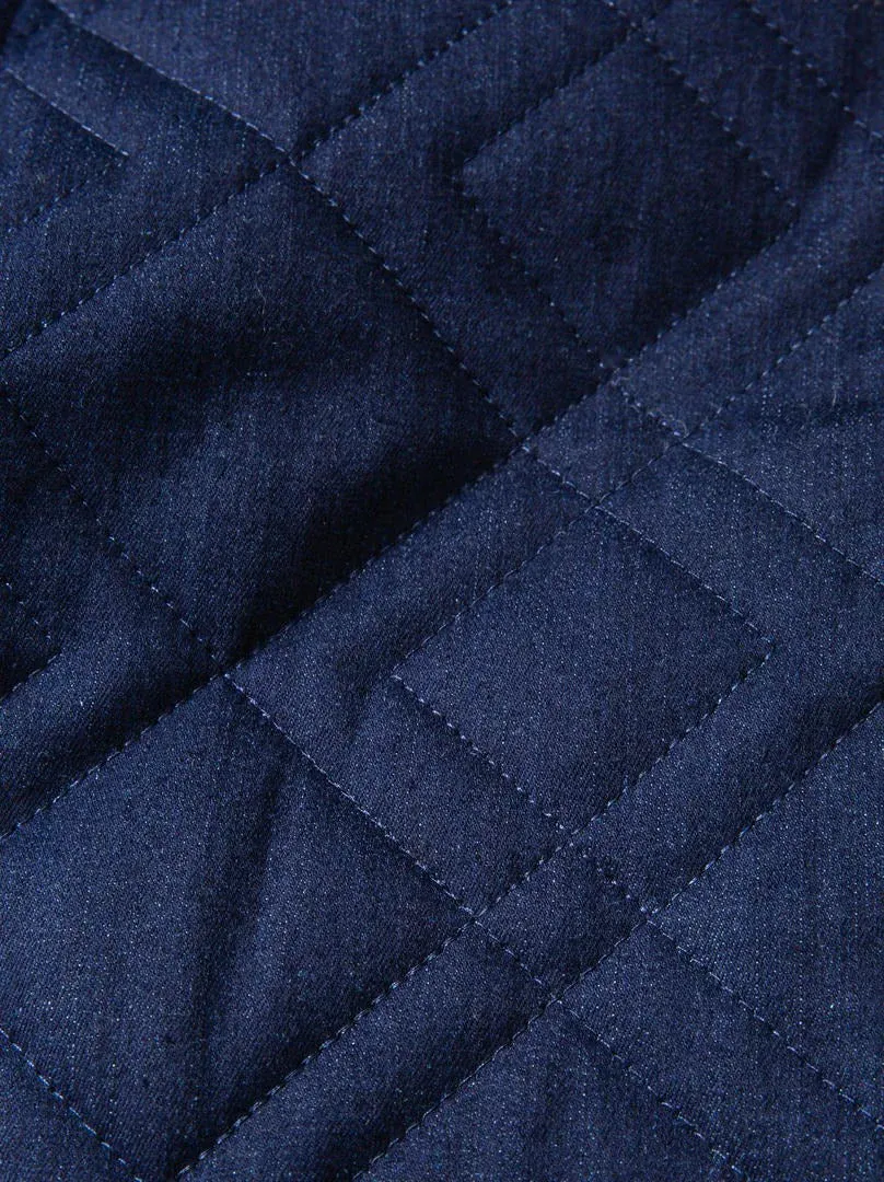 Dark Blue Denim Vest - L