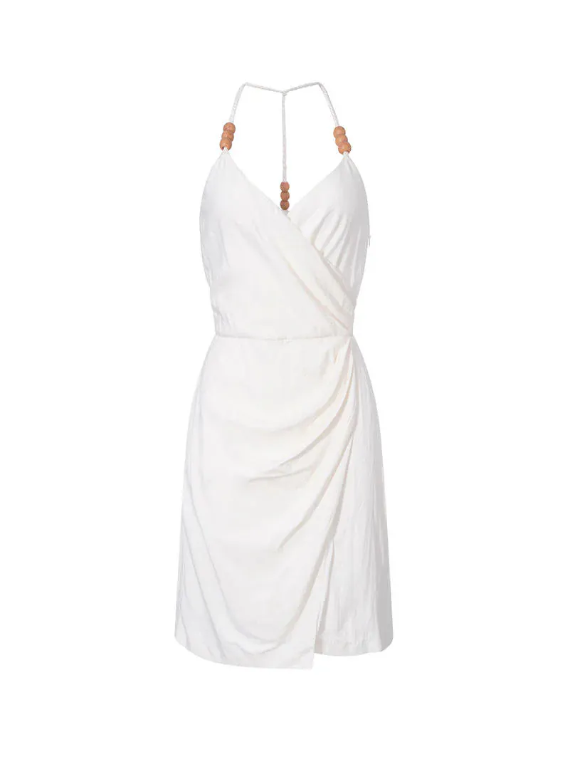 Wrap mini dress - L