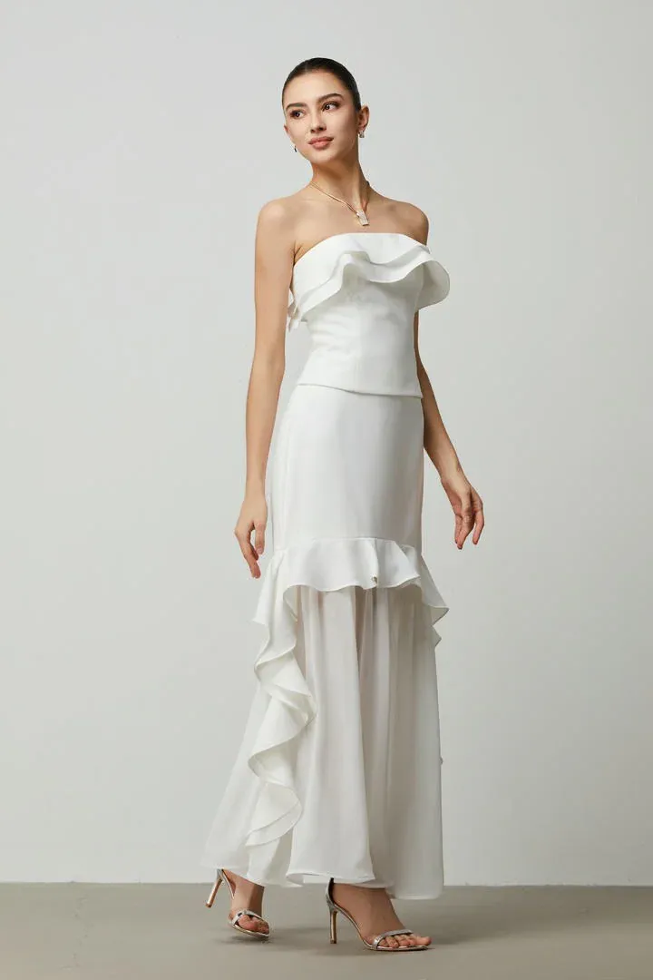 Ruffles Details skirt - L
