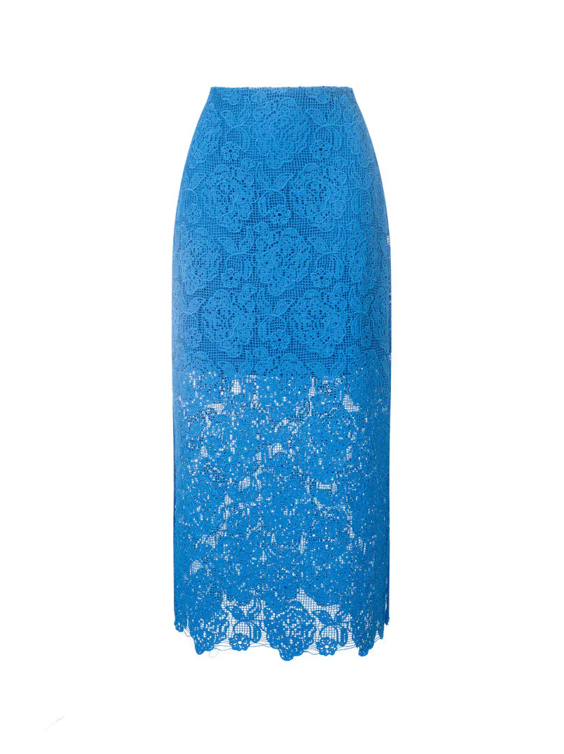 Lace overlay skirt - L